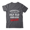 Promoted To Pap Pap Again 2026 Pregnancy Announcement Shirt & Hoodie | siriusteestore