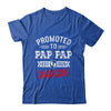 Promoted To Pap Pap Again 2026 Pregnancy Announcement Shirt & Hoodie | siriusteestore