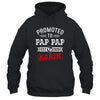 Promoted To Pap Pap Again 2026 Pregnancy Announcement Shirt & Hoodie | siriusteestore