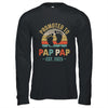 Promoted To Pap Pap Est 2025 Fathers Day Vintage Shirt & Hoodie | siriusteestore