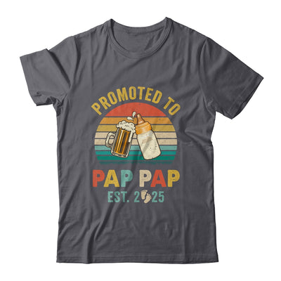Promoted To Pap Pap Est 2025 Vintage New Fathers Day Shirt & Hoodie | siriusteestore