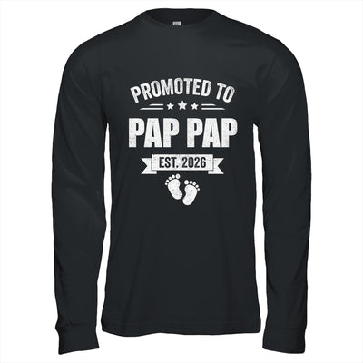 Promoted To Pap Pap Est 2026 Fathers Day First Time New Shirt & Hoodie | siriusteestore