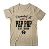 Promoted To Pap Pap Est 2026 First Time Fathers Day Shirt & Hoodie | siriusteestore