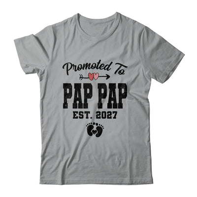 Promoted To Pap Pap Est 2027 First Time Fathers Day Shirt & Hoodie | siriusteestore
