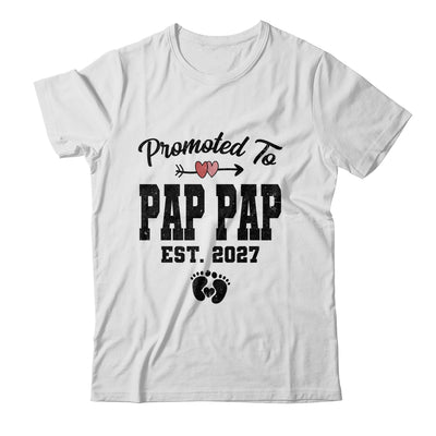 Promoted To Pap Pap Est 2027 First Time Fathers Day Shirt & Hoodie | siriusteestore