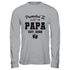 Promoted To Papa Est 2025 First Time Fathers Day Shirt & Hoodie | siriusteestore
