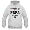 Promoted To Papa Est 2025 First Time Fathers Day Shirt & Hoodie | siriusteestore