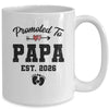 Promoted To Papa Est 2026 First Time Fathers Day Mug | siriusteestore
