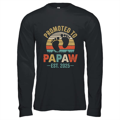 Promoted To Papaw Est 2025 Fathers Day Vintage Shirt & Hoodie | siriusteestore