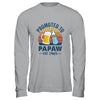 Promoted To Papaw Est 2025 First Time Fathers Day Vintage Shirt & Hoodie | siriusteestore