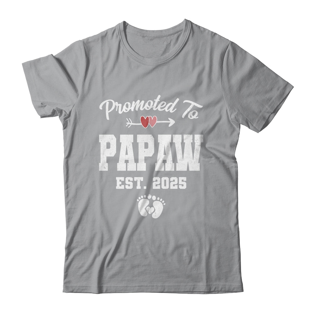 Promoted To Papaw Est 2025 Funny First Time Fathers Day Shirt & Hoodie | siriusteestore