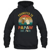 Promoted To Papaw Est 2025 Vintage New Papaw Fathers Day Shirt & Hoodie | siriusteestore