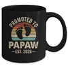 Promoted To Papaw Est 2026 Fathers Day Vintage Mug | siriusteestore