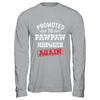 Promoted To Pawpaw Again 2026 Pregnancy Announcement Shirt & Hoodie | siriusteestore