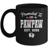 Promoted To Pawpaw Est 2025 Funny First Time Fathers Day Mug | siriusteestore