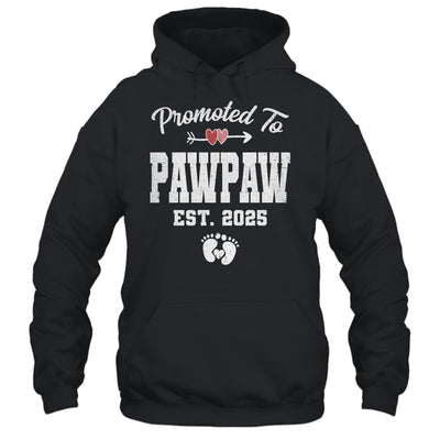 Promoted To Pawpaw Est 2025 Funny First Time Fathers Day Shirt & Hoodie | siriusteestore