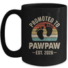 Promoted To Pawpaw Est 2026 Fathers Day Vintage Mug | siriusteestore