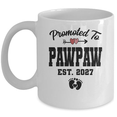 Promoted To Pawpaw Est 2027 First Time Fathers Day Mug | siriusteestore