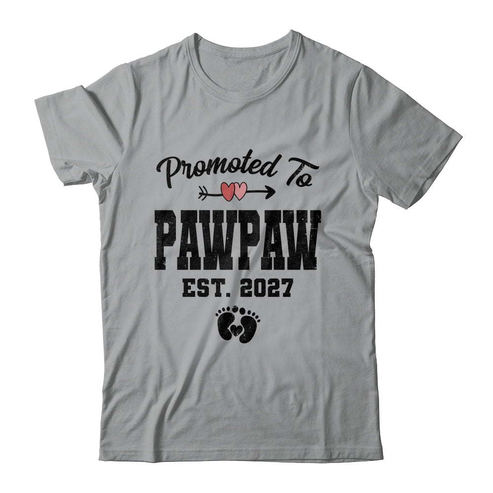 Promoted To Pawpaw Est 2027 First Time Fathers Day Shirt & Hoodie | siriusteestore