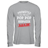 Promoted To Pop Pop Again 2026 Pregnancy Announcement Shirt & Hoodie | siriusteestore