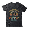 Promoted To Pop Pop Est 2025 Fathers Day Vintage Shirt & Hoodie | siriusteestore