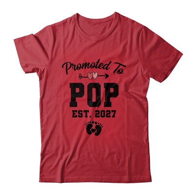 Promoted To Pop Pop Est 2027 First Time Fathers Day Shirt & Hoodie | siriusteestore