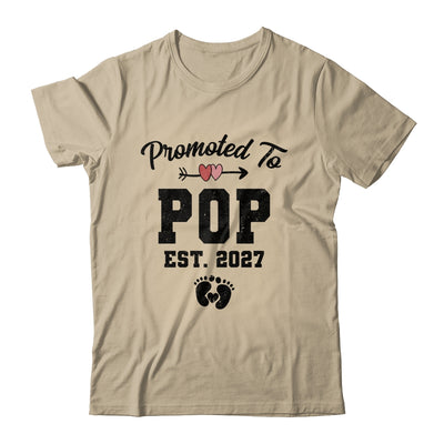 Promoted To Pop Pop Est 2027 First Time Fathers Day Shirt & Hoodie | siriusteestore
