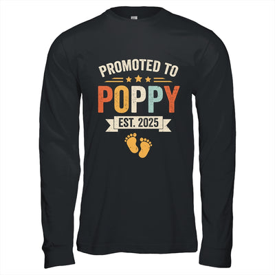 Promoted To Poppy 2025 Retro Soon To Be Poppy Est 2025 Shirt & Hoodie | siriusteestore