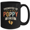 Promoted To Poppy 2025 Retro Soon To Be Poppy Est 2025 Mug | siriusteestore