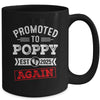 Promoted To Poppy Again 2025 Pregnancy Announcement Mug | siriusteestore