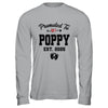 Promoted To Poppy Est 2025 First Time Fathers Day Shirt & Hoodie | siriusteestore