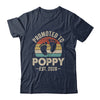 Promoted To Poppy Est 2026 Fathers Day Vintage Shirt & Hoodie | siriusteestore