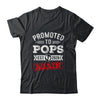 Promoted To Pops Again 2026 Pregnancy Announcement Shirt & Hoodie | siriusteestore