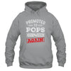 Promoted To Pops Again 2026 Pregnancy Announcement Shirt & Hoodie | siriusteestore