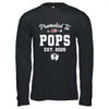 Promoted To Pops Est 2025 Funny First Time Fathers Day Shirt & Hoodie | siriusteestore