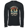 Promoted To Pops Est 2026 Fathers Day Vintage Shirt & Hoodie | siriusteestore