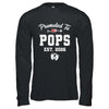 Promoted To Pops Est 2026 Funny First Time Fathers Day Shirt & Hoodie | siriusteestore