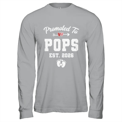Promoted To Pops Est 2026 Funny First Time Fathers Day Shirt & Hoodie | siriusteestore