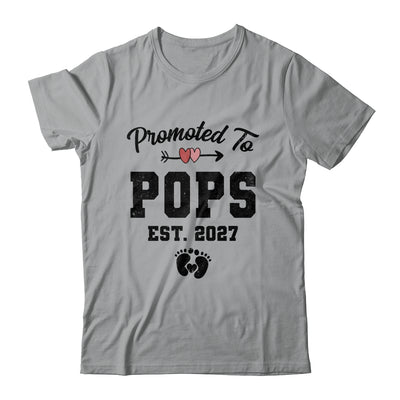 Promoted To Pops Est 2027 First Time Fathers Day Shirt & Hoodie | siriusteestore