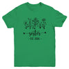 Promoted To Sister Est 2026 Pregnancy Announcement Flower Youth Shirt | siriusteestore
