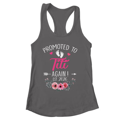 Promoted To Titi Again Est 2026 Mothers Day Shirt & Tank Top | siriusteestore