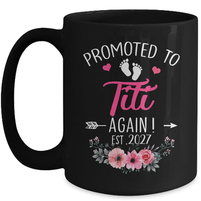 Promoted To Titi Again Est 2027 Mothers Day Mug | siriusteestore