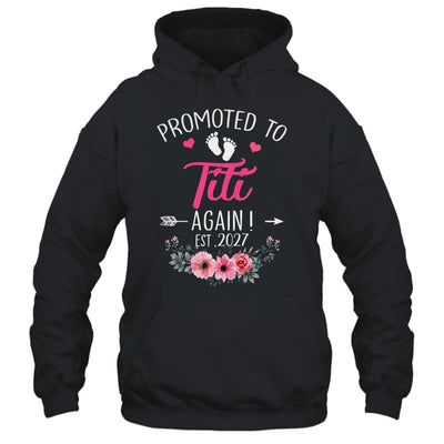 Promoted To Titi Again Est 2027 Mothers Day Shirt & Tank Top | siriusteestore
