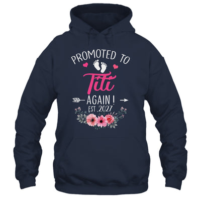 Promoted To Titi Again Est 2027 Mothers Day Shirt & Tank Top | siriusteestore