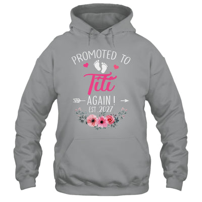 Promoted To Titi Again Est 2027 Mothers Day Shirt & Tank Top | siriusteestore