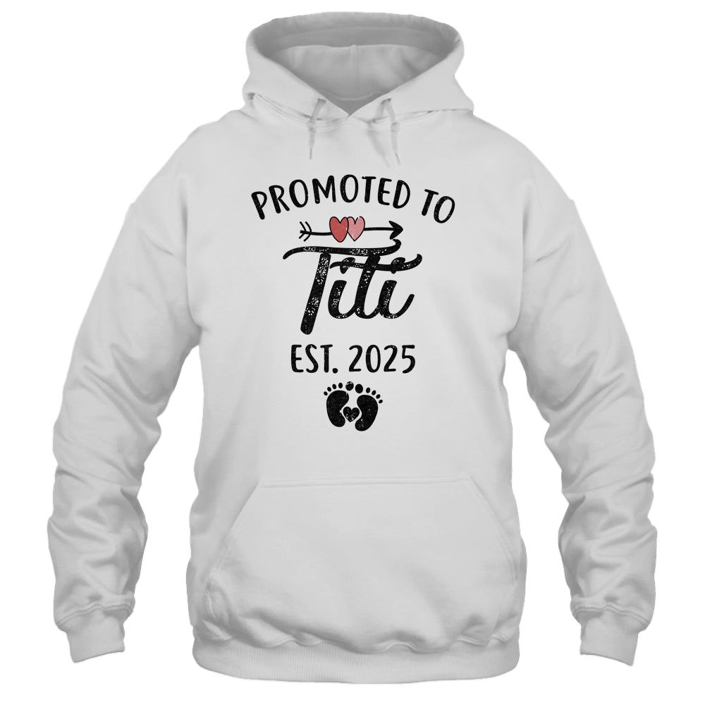 Promoted To Titi Est 2025 First Time Mothers Day Shirt & Tank Top | siriusteestore