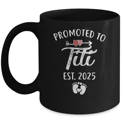 Promoted To Titi Est 2025 Funny First Time Mothers Day Mug | siriusteestore