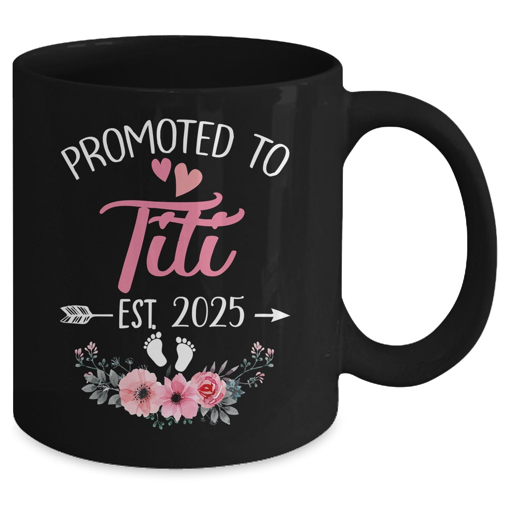 Promoted To Titi Est 2025 Mothers Day First Time Mug | siriusteestore