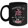 Promoted To Titi Est 2025 Mothers Day First Time Mug | siriusteestore