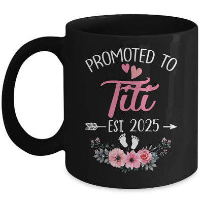Promoted To Titi Est 2025 Mothers Day First Time Mug | siriusteestore